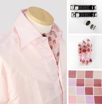 カラーシャツセット　ピンク&ピンク